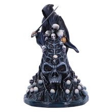 Load image into Gallery viewer, Gothic Ferryman Grim Reaper Figurine | Dark Fantasy Skeleton Boat Ornament | Horror Decor
