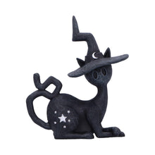 Load image into Gallery viewer, Gothic Wiccan Witchcraft Black Cat Figurine Mystical Spell Familiar Statue Decor
