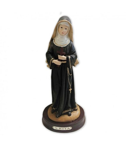 Osiris Trading UK Saint Rita of Cascia Statue Catholic Sculpture Religious Ornament Figurine for Home or Chapel-OsirisTradingUK