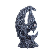 Load image into Gallery viewer, Gothic Bat Moon Figurine Dark Fantasy Decor Crescent Moon Horror Ornament
