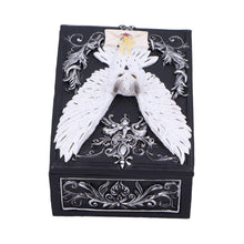 Load image into Gallery viewer, Gothic Owl Messenger Box Wiccan Witchcraft Storage Keepsake Fantasy Ornament
