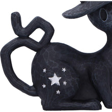 Load image into Gallery viewer, Gothic Wiccan Witchcraft Black Cat Figurine Mystical Spell Familiar Statue Decor
