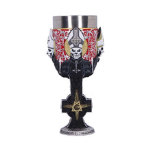 Load image into Gallery viewer, Ghost Papa Emeritus IV Goblet Occult Band Inspired Chalice Gothic Decor Heavy Metal Drinkware
