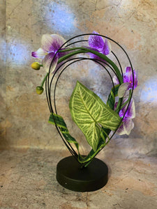 Elegant Illuminated Artificial Orchids - 33 cm Tall LED Orchid Display Home Decoration Exquisite Gift-OsirisTradingUK