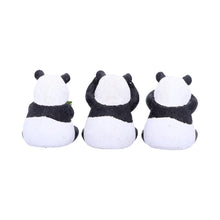 Load image into Gallery viewer, 3 Wise Panda Figurines Animal Sculptures See No Hear No Speak No Evil Ornament
