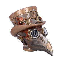 Load image into Gallery viewer, Steampunk Plague Doctor Figurine Victorian Gothic Decor Horror Collectible Bust Art
