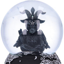 Load image into Gallery viewer, Gothic Baphomet Snow Globe Occult Home Decor Witchcraft Collectible Fantasy Art Decor
