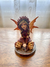 Load image into Gallery viewer, Leo Zodiac Enchantress Fairy Figurine - Resin Sculpture of Celestial Maiden, Astrological Handcrafted Decor, 9.5 cm - Perfect Gift for Leo-OsirisTradingUK
