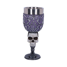 Laden Sie das Bild in den Galerie-Viewer, Gothic Set Skull Goblets Heart Shaped Chalice Dark Fantasy Occult Altar Wine Cups
