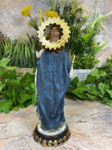 Our Lady of Mount Carmel Virgin Mary Sculpture Statue Religious Ornament 13 cm-OsirisTradingUK