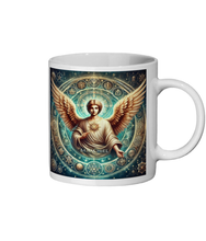 Load image into Gallery viewer, Stunning Archangel Barachiel Ceramic Mug - Mystical Angel Art, Spiritual Coffee Cup, Celestial Design 11oz

