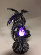 Load image into Gallery viewer, Dragon Guardian with LED Light Fantasy Sculpture Mythical Statue Ornament-OsirisTradingUK
