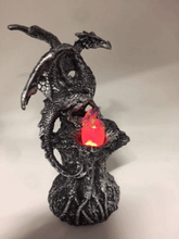 Load image into Gallery viewer, Dragon Guardian with LED Light Fantasy Sculpture Mythical Statue Ornament-OsirisTradingUK
