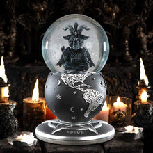 Load image into Gallery viewer, Gothic Baphomet Snow Globe Occult Home Decor Witchcraft Collectible Fantasy Art Decor
