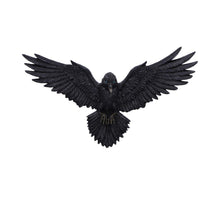 Load image into Gallery viewer, Mystical Black Raven Wall Ornament Decoration Fantasy Gothic Plaque  Art Decor

