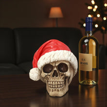 Laden Sie das Bild in den Galerie-Viewer, Silent Night Christmas Skull Gothic Santa Ornament Festive Horror Skeleton Head
