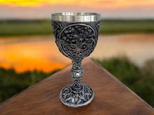 Load image into Gallery viewer, Tree of Life Pagan Wicca Goblet - Handcrafted Resin Chalice with Stainless Steel Insert - Spiritual Decor-OsirisTradingUK
