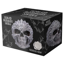 Load image into Gallery viewer, Dragon Scale Skull Statue Scaled Remains Figurine Gothic Collectible Ornament
