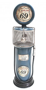 Classic Retro Gas Pump Money Box - Vintage Style Metal Savings Bank, 35x10 cm, Perfect for Collectors and Home Decor-OsirisTradingUK