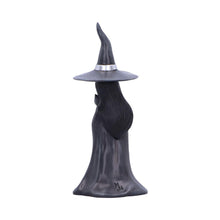 Laden Sie das Bild in den Galerie-Viewer, Little Souls Aura Figurine Gothic Witch Cat Stars and Moons Wiccan Altar Decor
