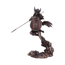 Load image into Gallery viewer, Bronze Norse Valkyrie Warrior Figurine Female Viking Goddess Mythology Statue
