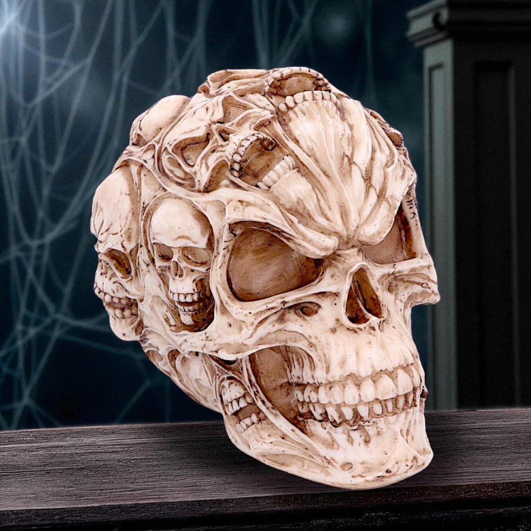 Gothic Skull of Skulls Ornament James Ryman Halloween Skeleton Horror Statue
