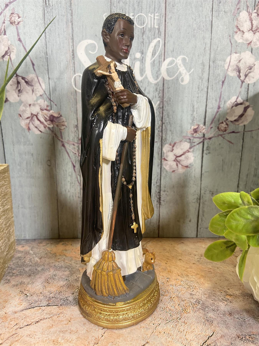 Saint Martin Resin Statue - Detailed Handcrafted Figurine, Patron Saint of Charity, 20 cm