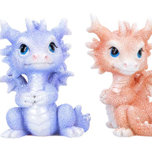 Load image into Gallery viewer, Fantasy Dragon Hatchling Trio Statue Figurines Ornament  Set 3 Cute Collectible
