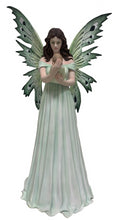 Load image into Gallery viewer, Elegant Fairy Holding Baby Statue - Large Handcrafted Sculpture for Indoor Fantasy Decor, Whimsical Home Decoration, Guardian Fairy Ornament-OsirisTradingUK
