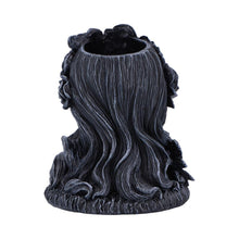 Load image into Gallery viewer, Gothic Day of the Dead Skull Tea Light Holder Flor de Muerte Day of the Dead Bust
