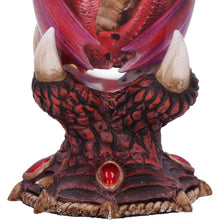 Laden Sie das Bild in den Galerie-Viewer, Fire Baby Dragon Egg Figurine - Fantasy Resin Statue Mystical Home Decor 12cm
