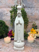 Load image into Gallery viewer, Blessed Virgin Mary Our Lady of Fatima White Statue Ornament Figurine Religious Sculpture for Home or Chapel
