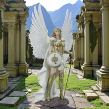 Load image into Gallery viewer, Guardian Angel Figurine 67cm Fantasy Winged Warrior Goddess Resin Statue
