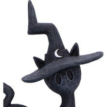 Load image into Gallery viewer, Gothic Wiccan Witchcraft Black Cat Figurine Mystical Spell Familiar Statue Decor
