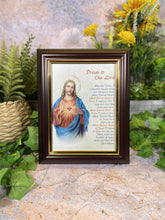 Load image into Gallery viewer, Sacred Heart of Jesus Laminated Picture Religious Wall Decor Catholic Gift-OsirisTradingUK
