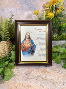 Sacred Heart of Jesus Laminated Picture Religious Wall Decor Catholic Gift-OsirisTradingUK