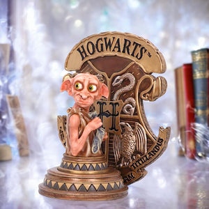 Harry Potter Dobby Bookend 20cm - Officially Licensed Collectible Hogwarts House Crest