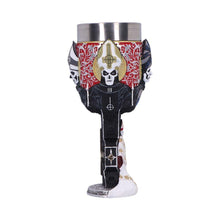 Load image into Gallery viewer, Ghost Papa Emeritus IV Goblet Occult Band Inspired Chalice Gothic Decor Heavy Metal Drinkware
