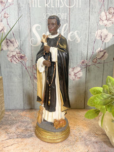 Saint Martin Resin Statue - Detailed Handcrafted Figurine, Patron Saint of Charity, 20 cm
