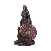 Load image into Gallery viewer, Freya Goddess Figurine Norse Warrior Deity Statue Pagan Mythology Love &amp; War
