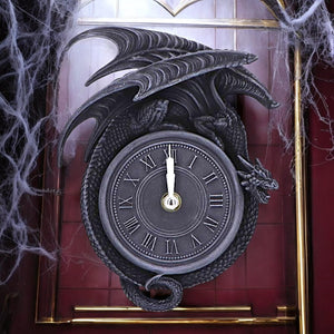 Gothic Dragon Wall Clock Fantasy Home Decor Mythical Creatures Fantasy Art