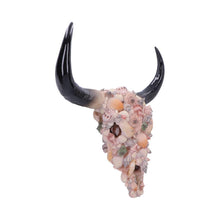 Load image into Gallery viewer, Seashell Bison Skull Ornament Coastal Gothic Decor Ocean Inspired Sculpture Art
