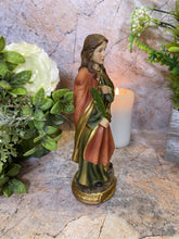 Load image into Gallery viewer, Saint Agatha Statue Christian Saint Symbol of Faith Protection and Devotion-OsirisTradingUK
