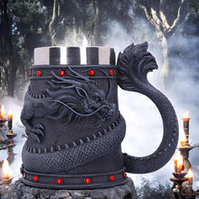 Load image into Gallery viewer, Mythical Gothic Dragon Tankard Fantasy Mug Medieval Viking Drinkware Decor Gift
