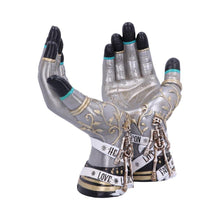 Load image into Gallery viewer, Hands of the Future Palmistry Crystal Ball Holder 20cm | Gothic Decor Resin Ornament
