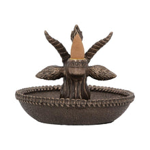 Laden Sie das Bild in den Galerie-Viewer, Baphomet Backflow Incense Burner - Occult Gothic Witchcraft Altar Ornament 13cm
