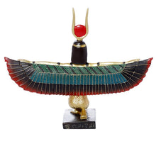 Load image into Gallery viewer, Winged Isis Goddess Sculpture Egyptian Mythology Statue 25cm Gold Finish Figurine
