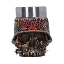 Load image into Gallery viewer, Licensed Slayer Skull Logo Shot Glass Heavy Metal Collectible Rock Band Merch
