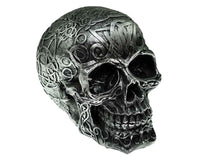 Load image into Gallery viewer, Celtic Style Resin Skull | Gothic Horror Decor | Halloween Special | Ornamental Collection Piece | 12.5x18cm-OsirisTradingUK
