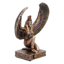 Load image into Gallery viewer, Small Isis Goddess of Magic Figurine Egyptian Mythology Winged Collectible Decor

